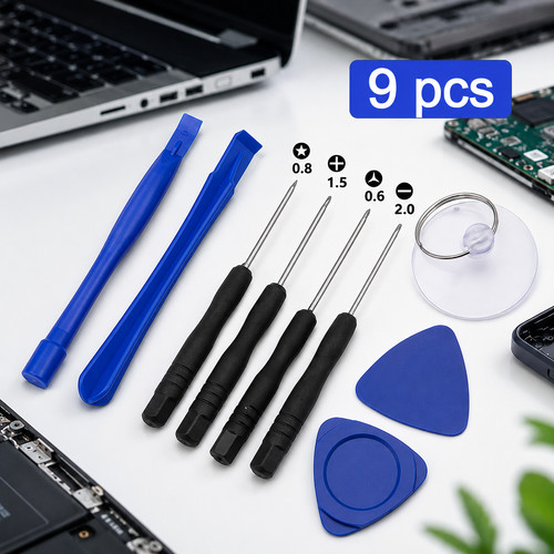 Kit attrezzi riparazione - attrezzi, 9in1